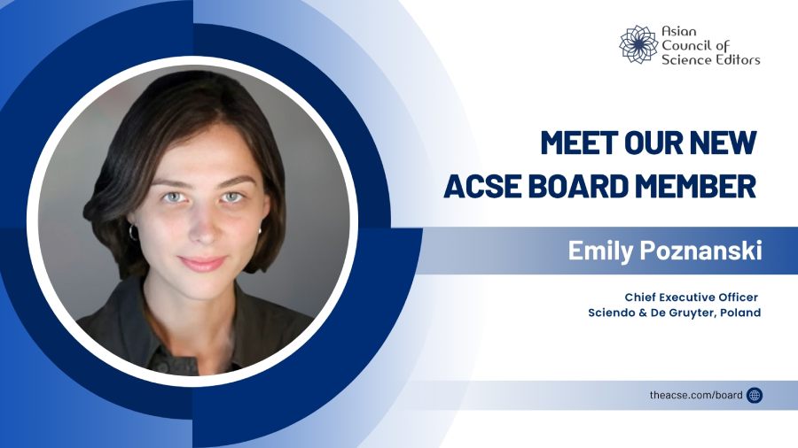 ACSE Welcomes Emily Poznanski to Its Board of Directors