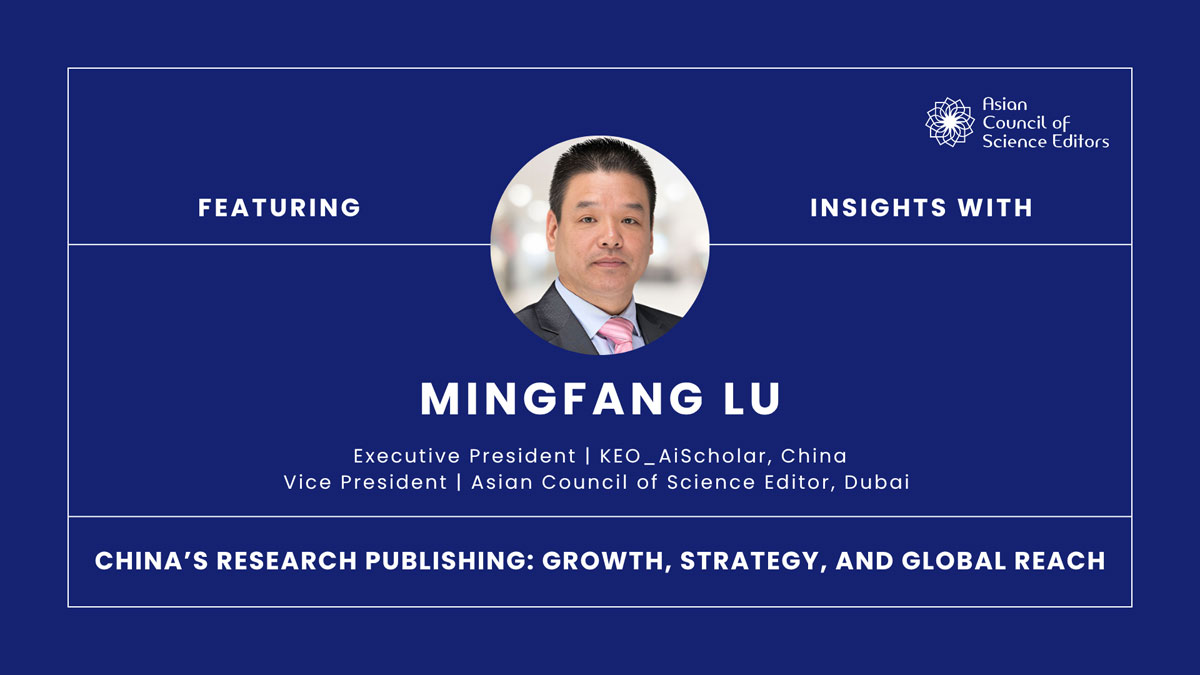 Spotlight Interview: Dr. Mingfang Lu on China's Evolving Academic Publishing Landscape